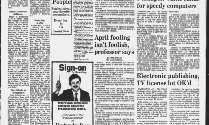 Press and Sun Bulletin (Fri, April 1, 1983)